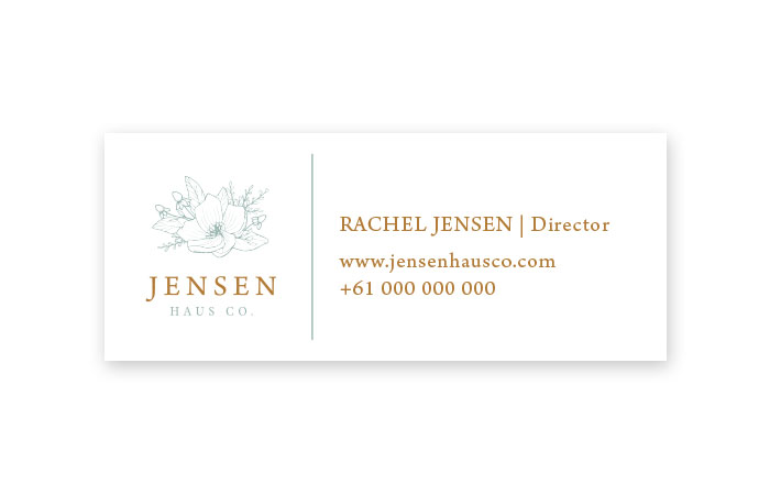 email signature design