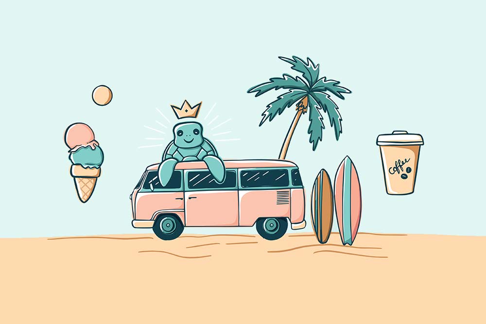 hero brand illustration