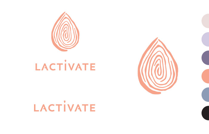 brand design including logo, sub-logo & colour palette for lativate