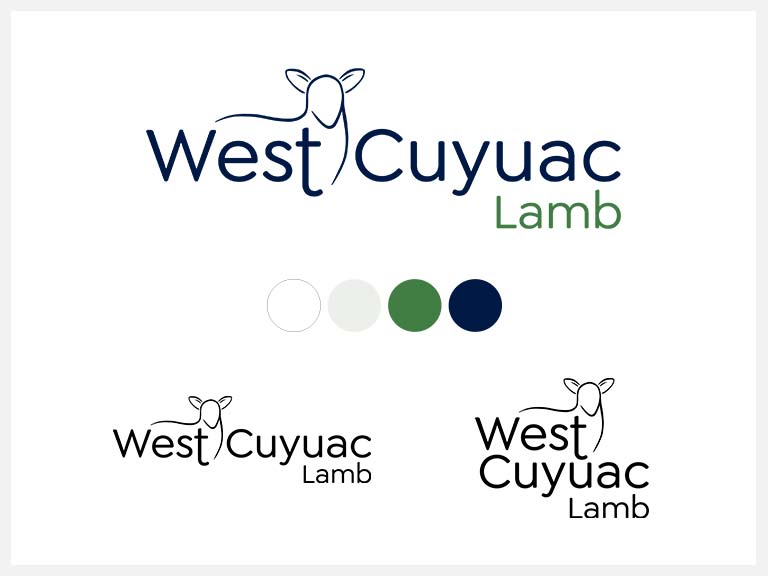 West cuyuac lamb branding & colour palette