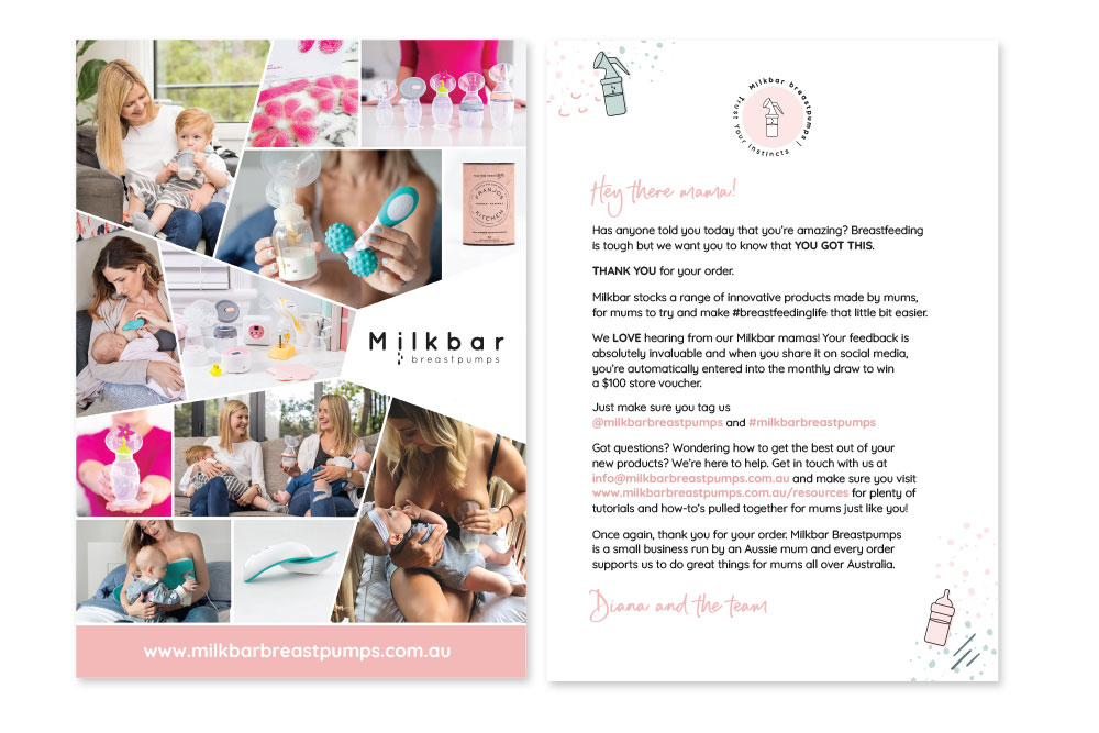 promotional post card design